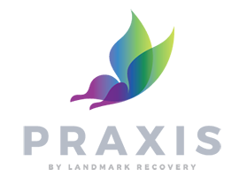 praxis by landmark recovery logo